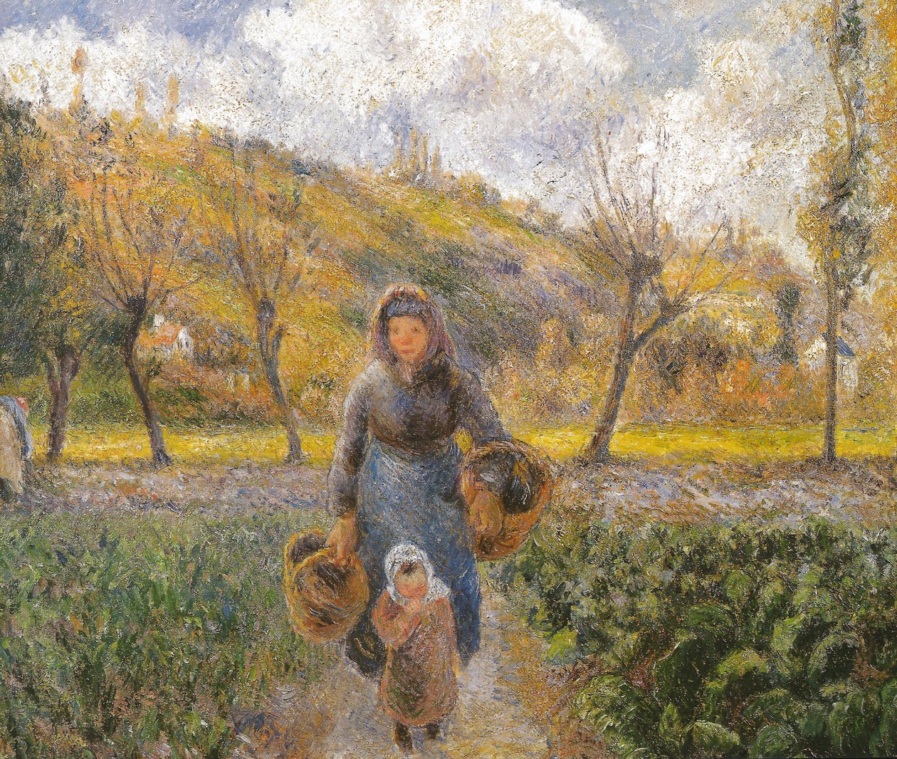 I Grøntsagshaven af Camille Jacob Pissarro