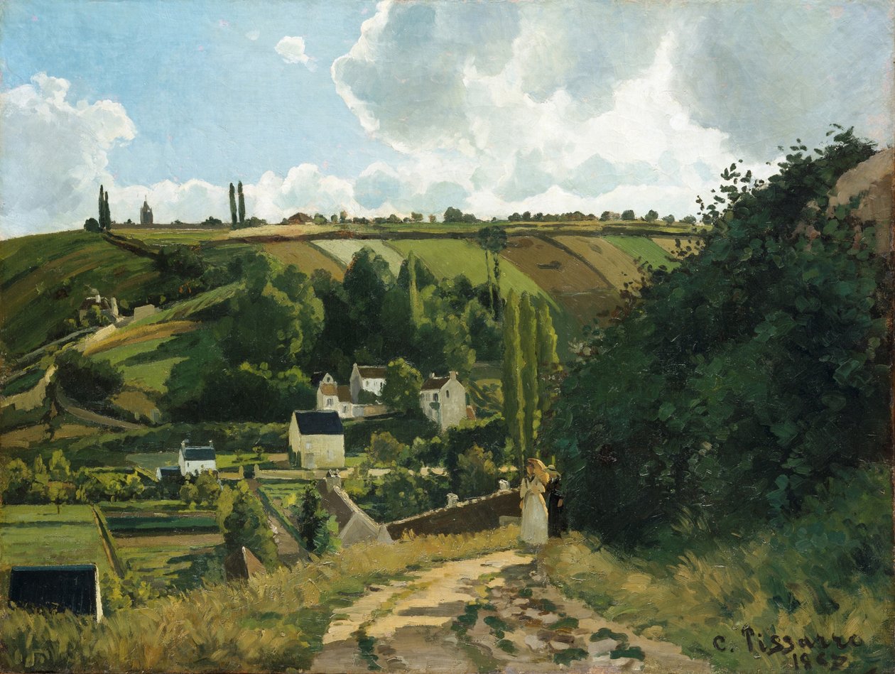 Jalais Hill af Camille Jacob Pissarro