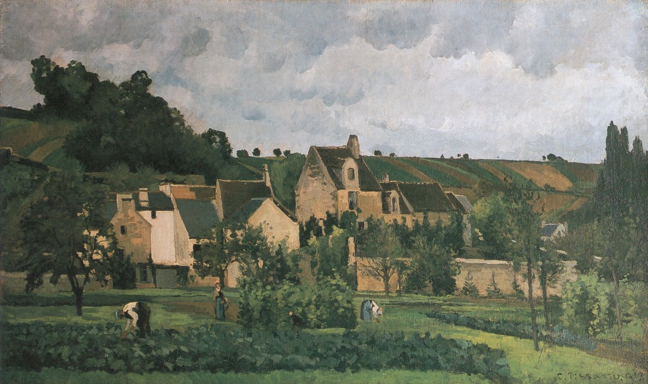 Eremitagen i Pontoise af Camille Jacob Pissarro
