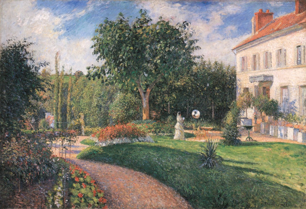 Mathurins -haven, Pontoise af Camille Jacob Pissarro