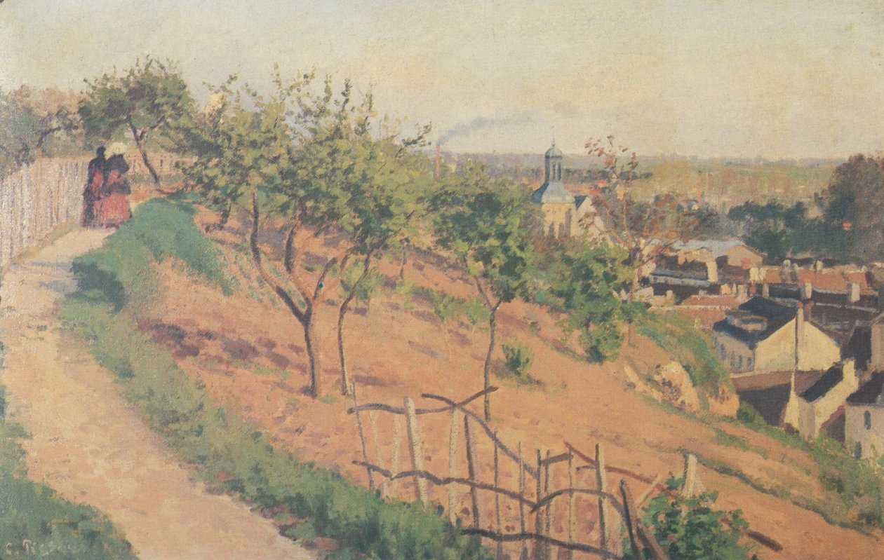 Sente de Justice, Pontoise af Camille Jacob Pissarro