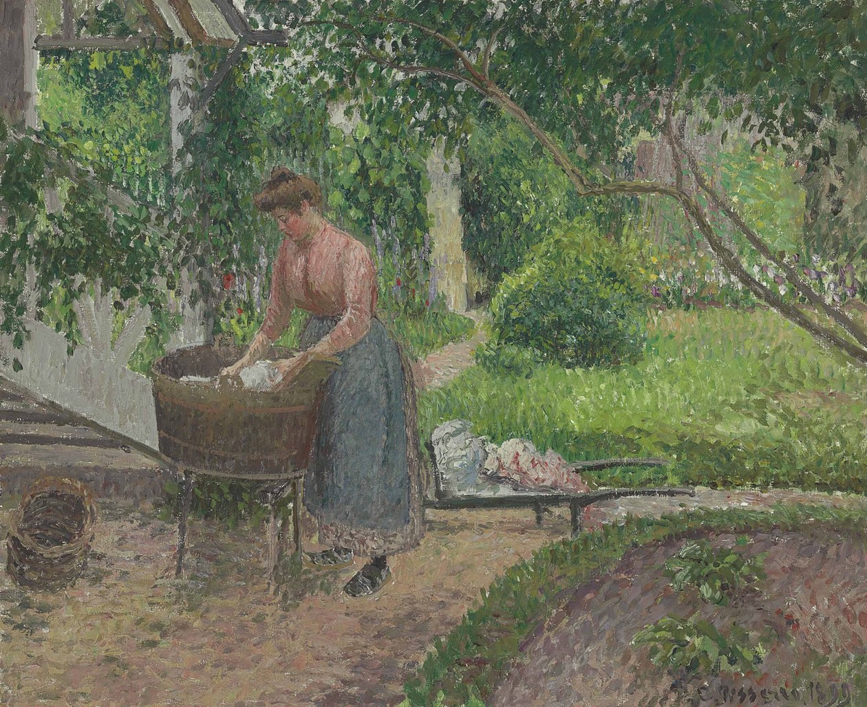 Skive i Eragnys have af Camille Jacob Pissarro