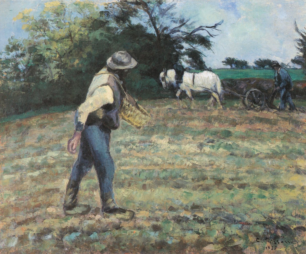Såmanden, Montfoucault af Camille Jacob Pissarro