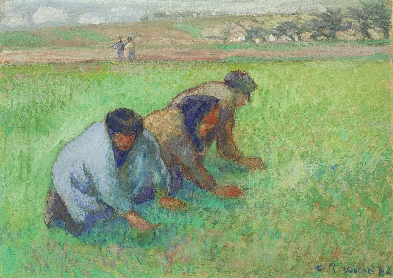 Ukrudtsrydderne af Camille Jacob Pissarro