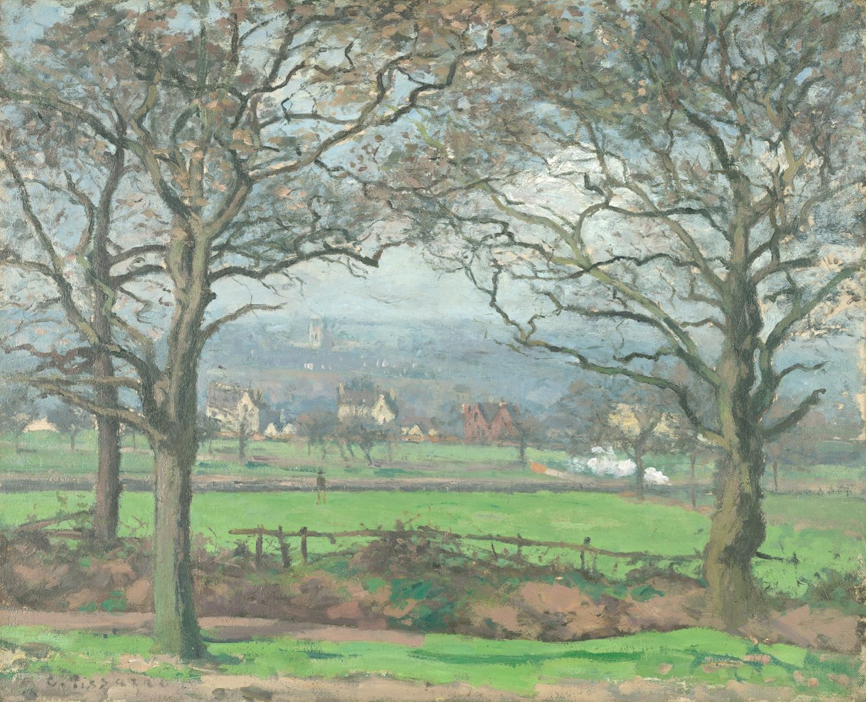 I nærheden af Sydenham Hill af Camille Jacob Pissarro