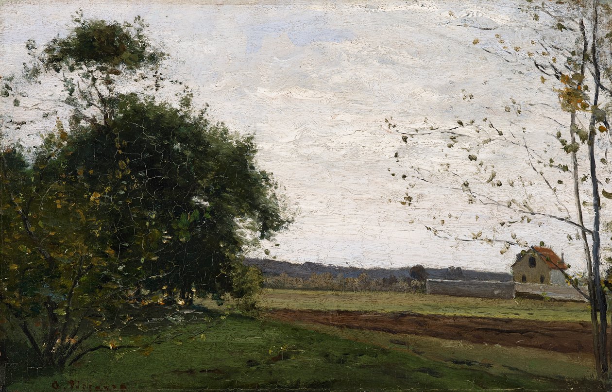 På landet af Camille Jacob Pissarro