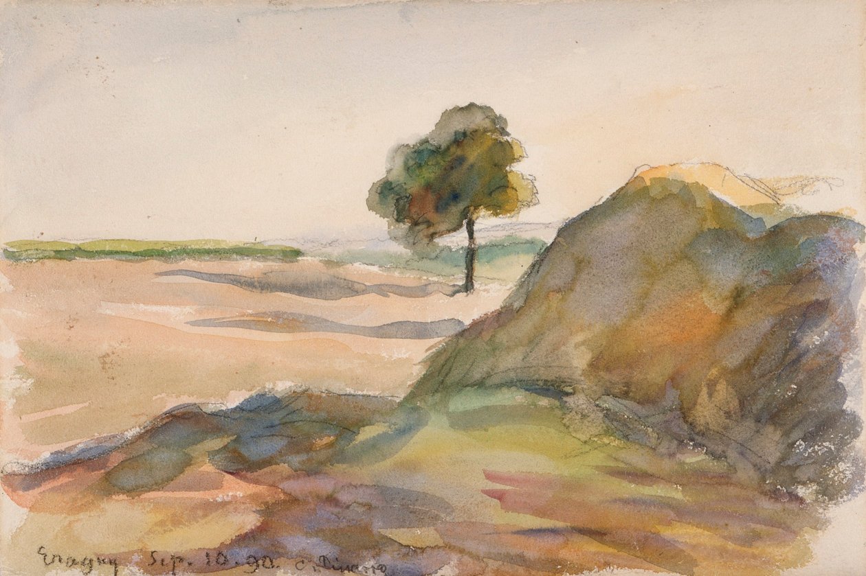 På landet af Camille Jacob Pissarro