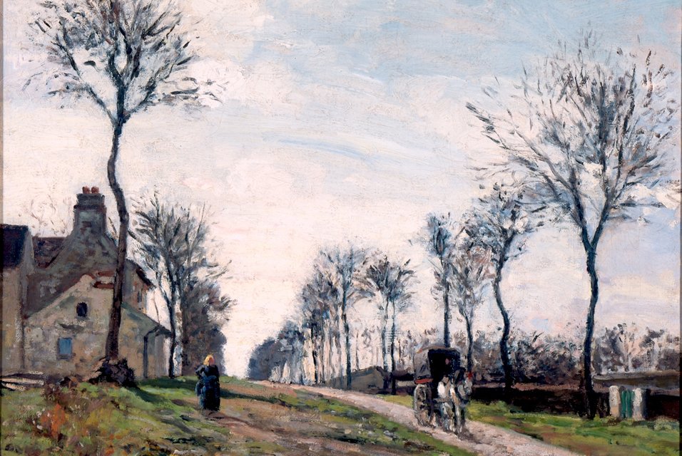 Vejen til Marly af Camille Jacob Pissarro