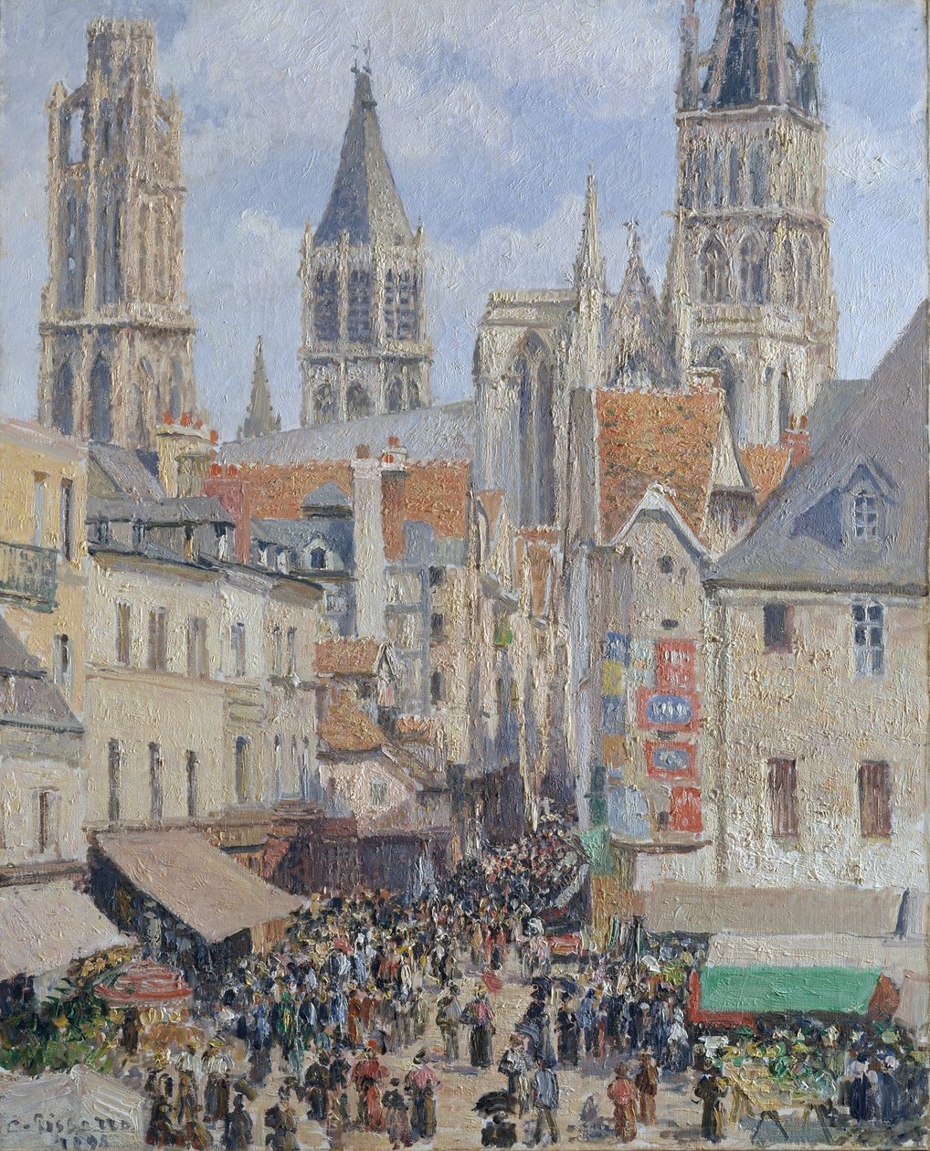 Dagligvaregade af Camille Jacob Pissarro
