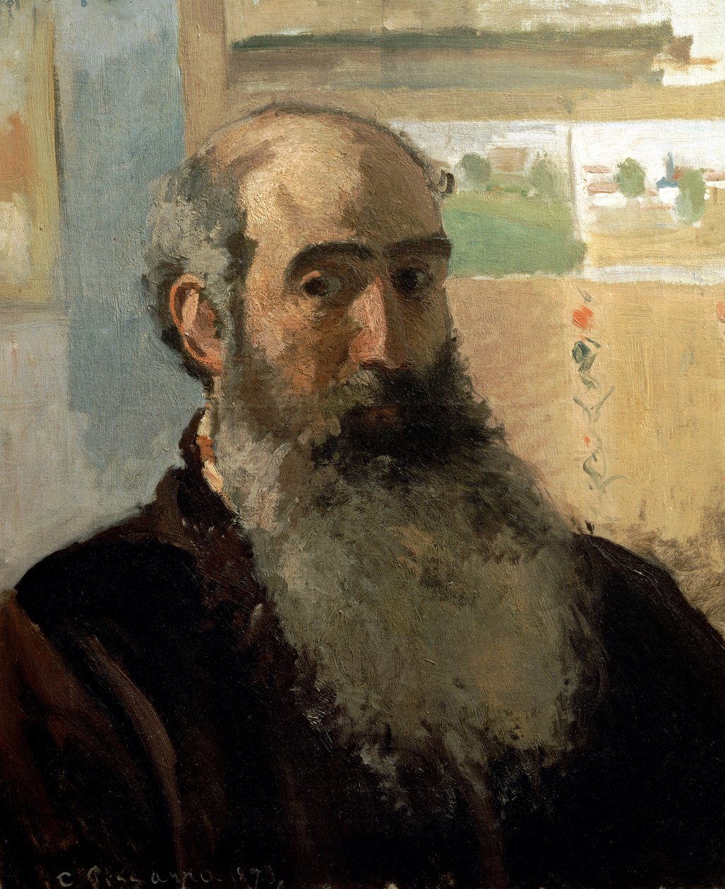 Selvportræt, 1873 af Camille Jacob Pissarro