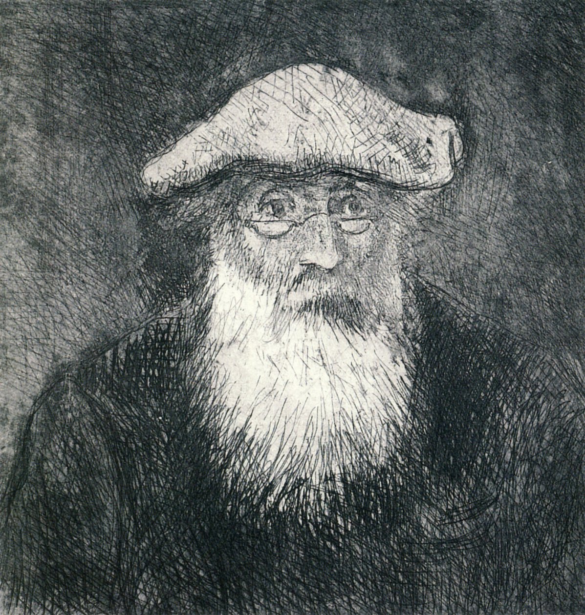 Selvportræt af Camille Jacob Pissarro