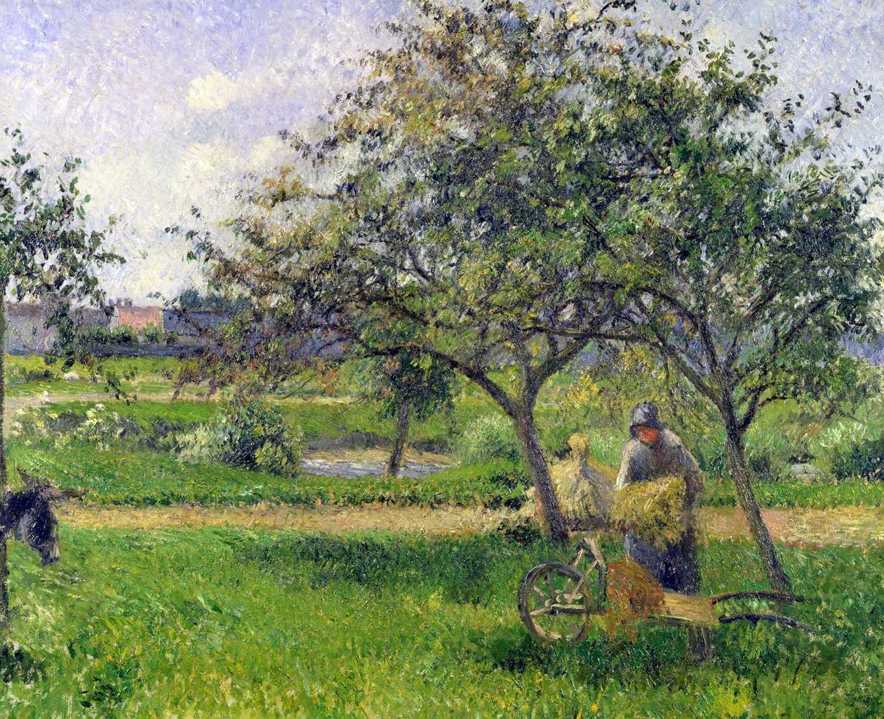Trillebør, frugtplantage, ca. 1881 af Camille Jacob Pissarro