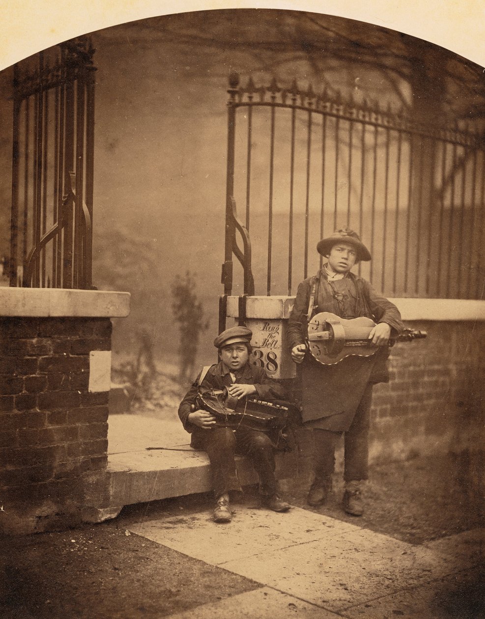 Gademusikanter af Camille Silvy