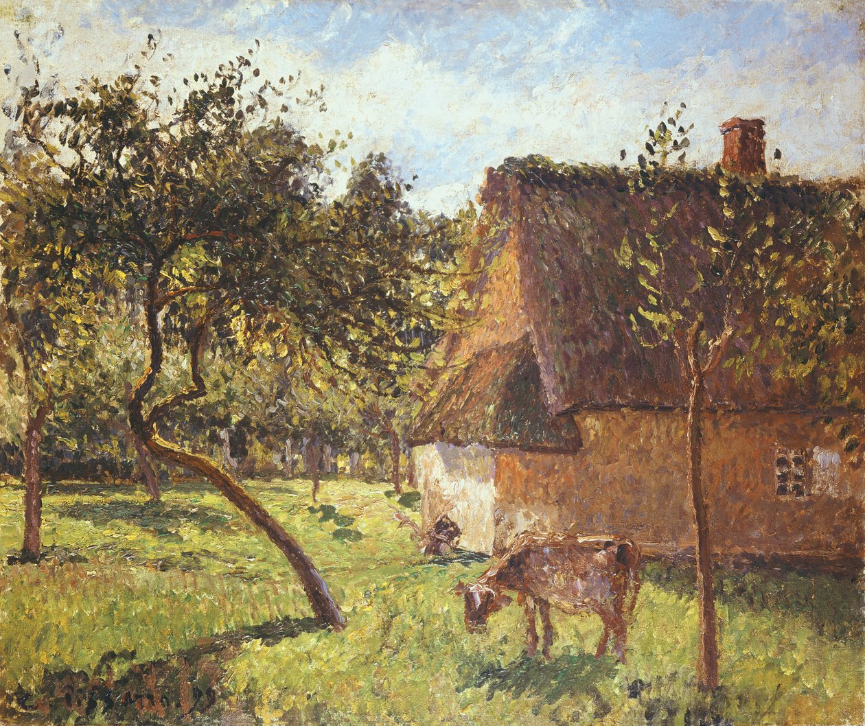Mark ved Varengeville, 1899 af Camille Jacob Pissarro