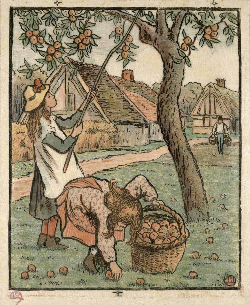 Samler æbler, fra 