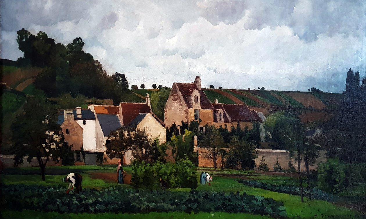 Eremitagen i Pontoise af Camille Jacob Pissarro