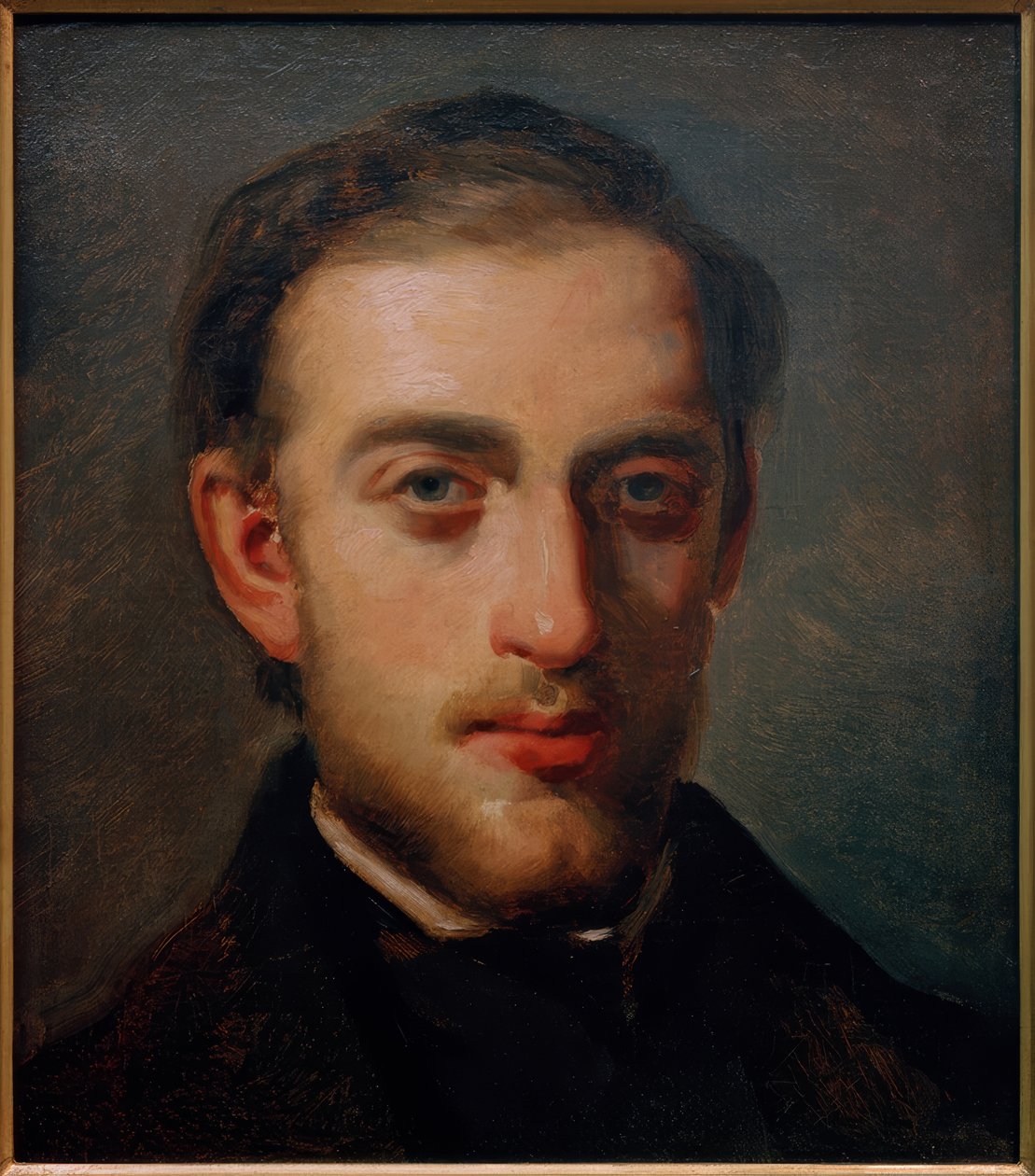Portræt af maleren Fritz Melbye af Camille Jacob Pissarro