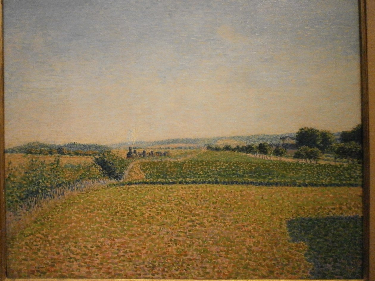 Jernbane til Dieppe af Camille Jacob Pissarro