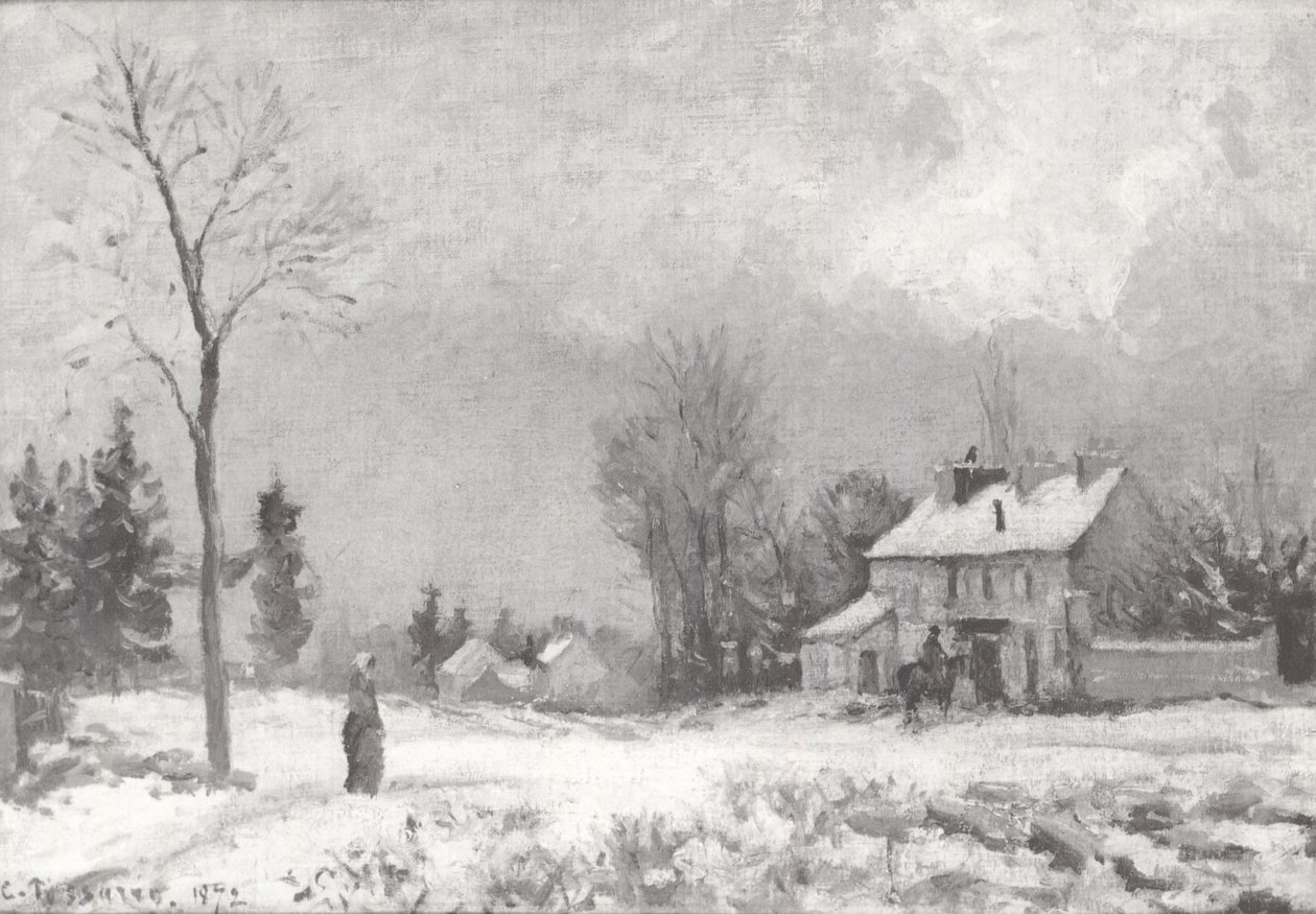 Rute fra Versailles til Saint-Germain til Louveciennes af Camille Jacob Pissarro