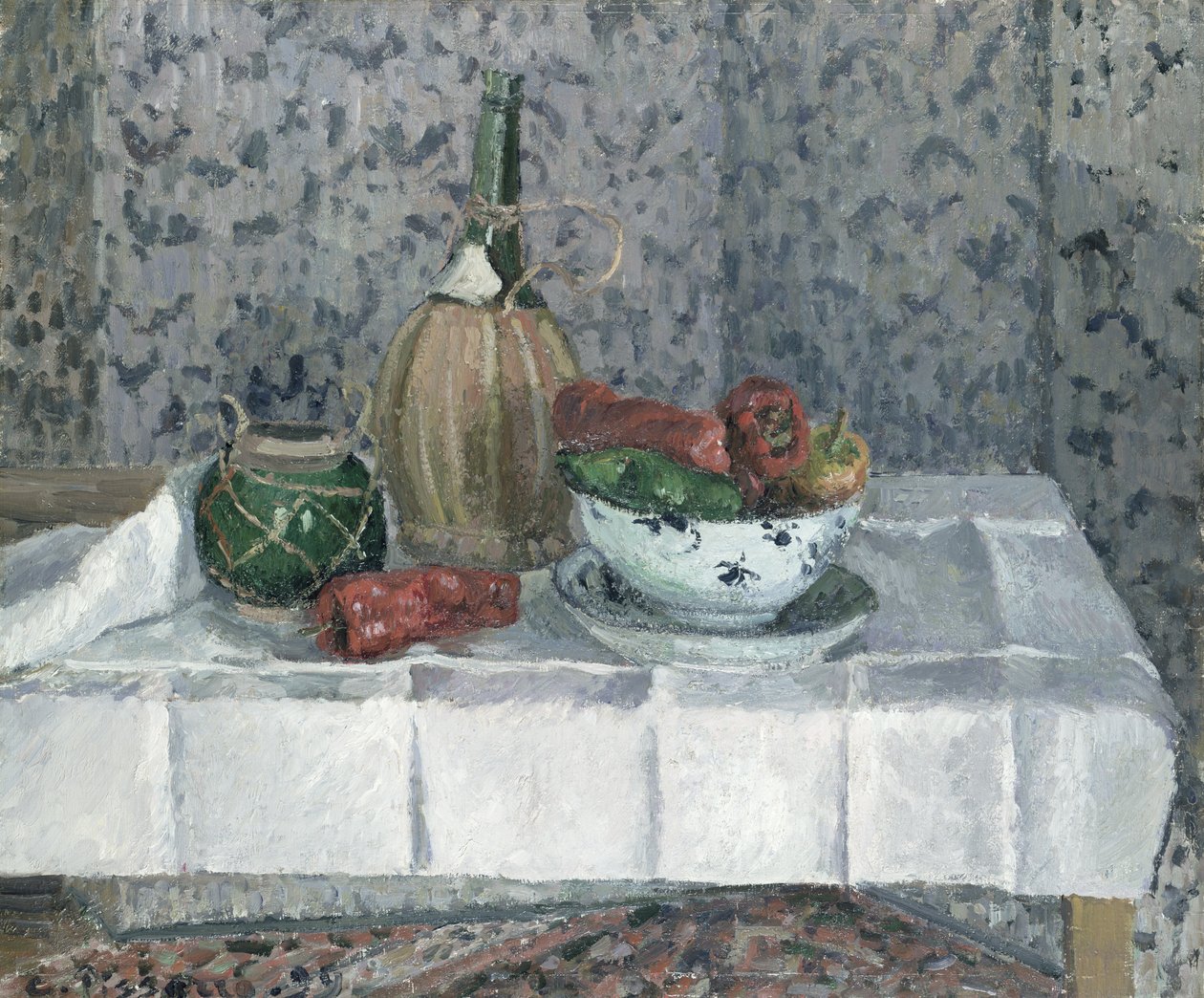 Stilleben med peber, 1899 af Camille Jacob Pissarro