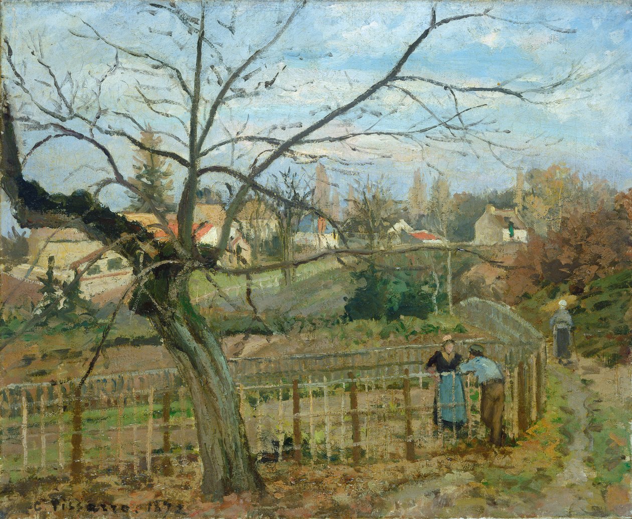 Hegnet, 1872 af Camille Jacob Pissarro