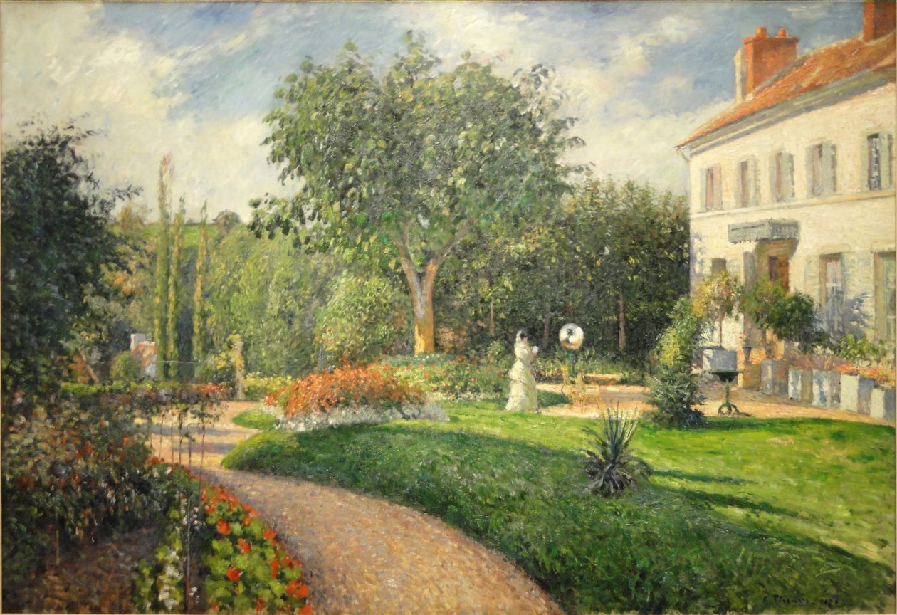 Les Mathurins Have i Pontoise af Camille Jacob Pissarro