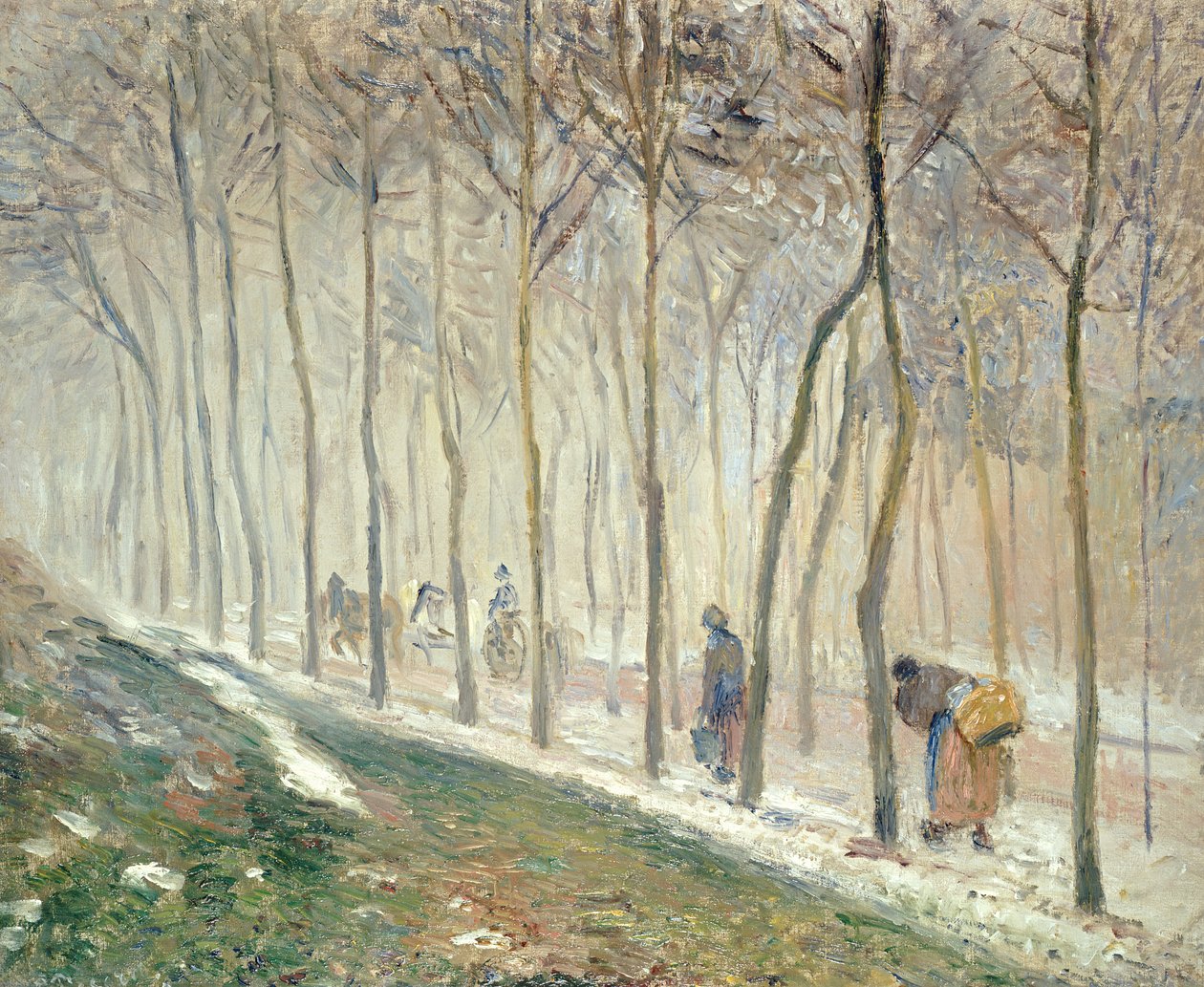 Vejen gennem skoven af Camille Jacob Pissarro