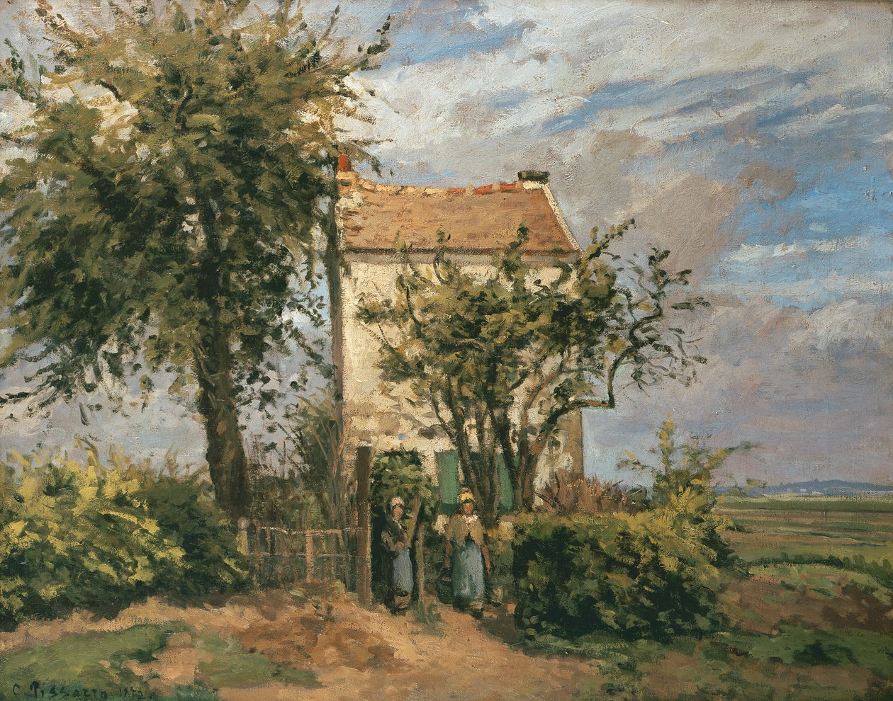 Vejen til Rueil af Camille Jacob Pissarro