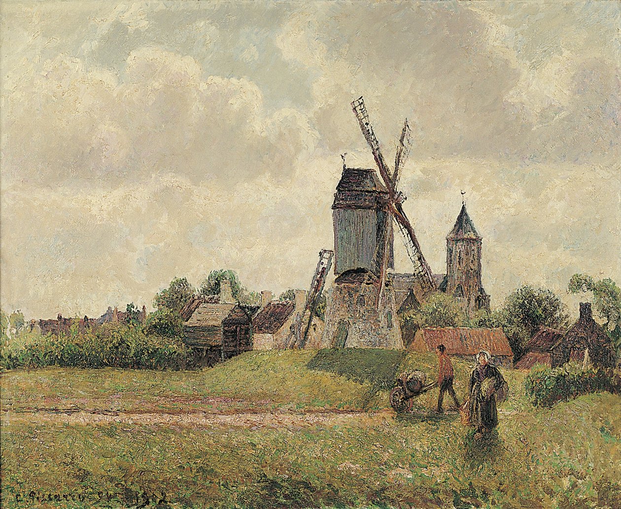 Vieux-Moulin i Knokke 1894, 1902 af Camille Jacob Pissarro