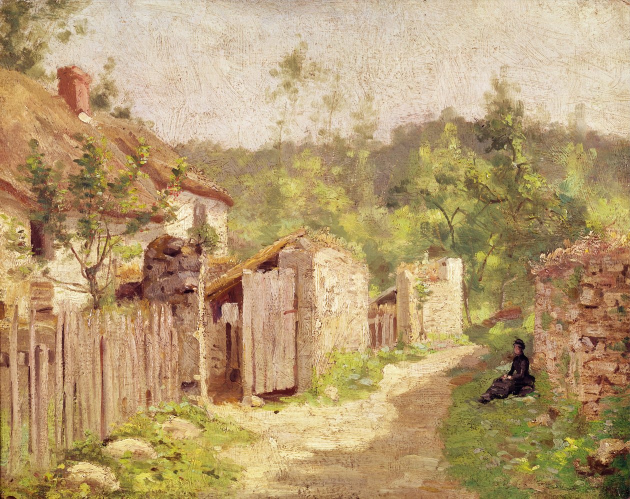 Daumiers hus i Valmondois af Camille Jacob Pissarro