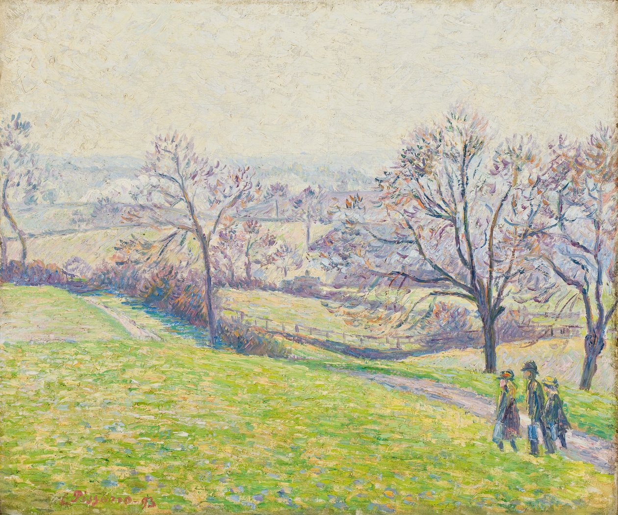 Epping landskab, 1893 (olie på lærred) af Camille Jacob Pissarro