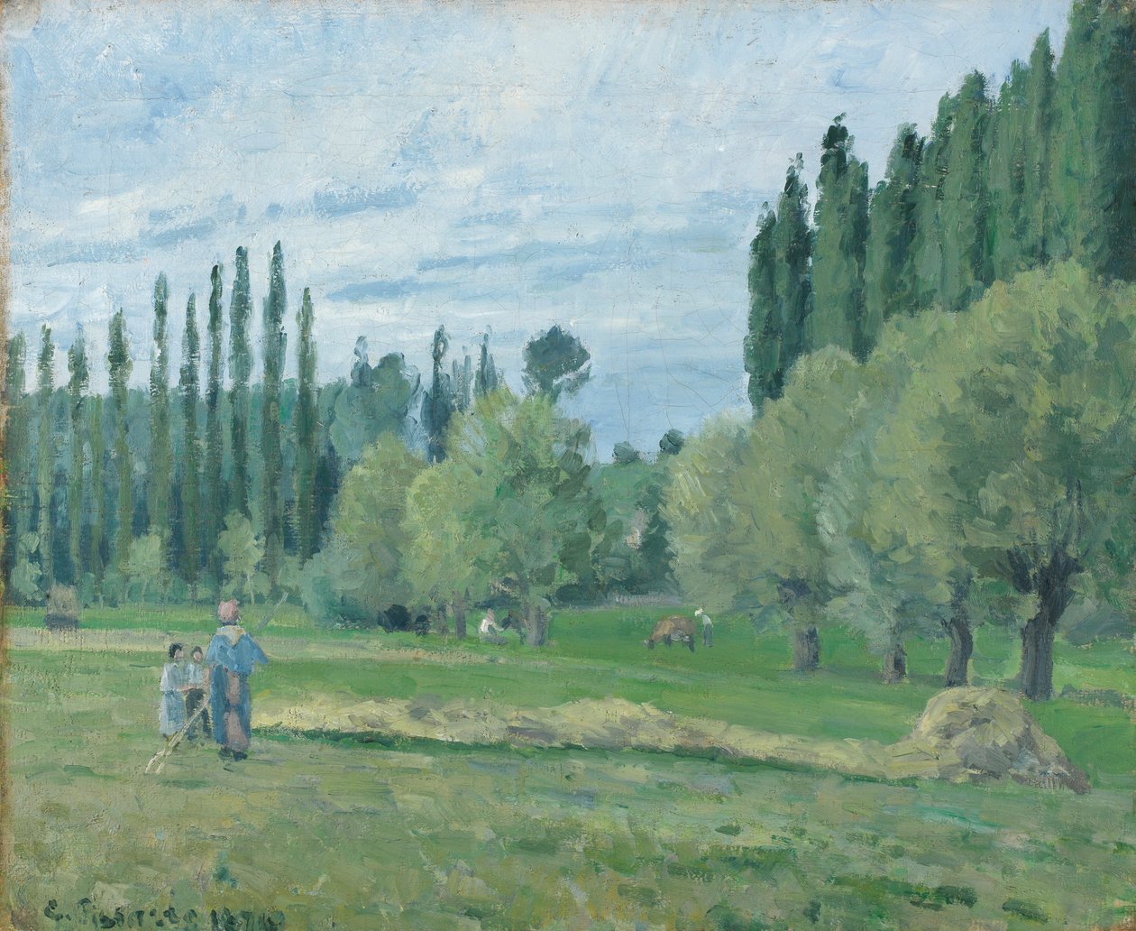 Høslæt, 1874 af Camille Jacob Pissarro