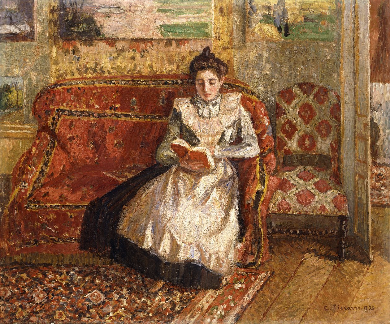 Jeanne Reading, 1899 af Camille Jacob Pissarro