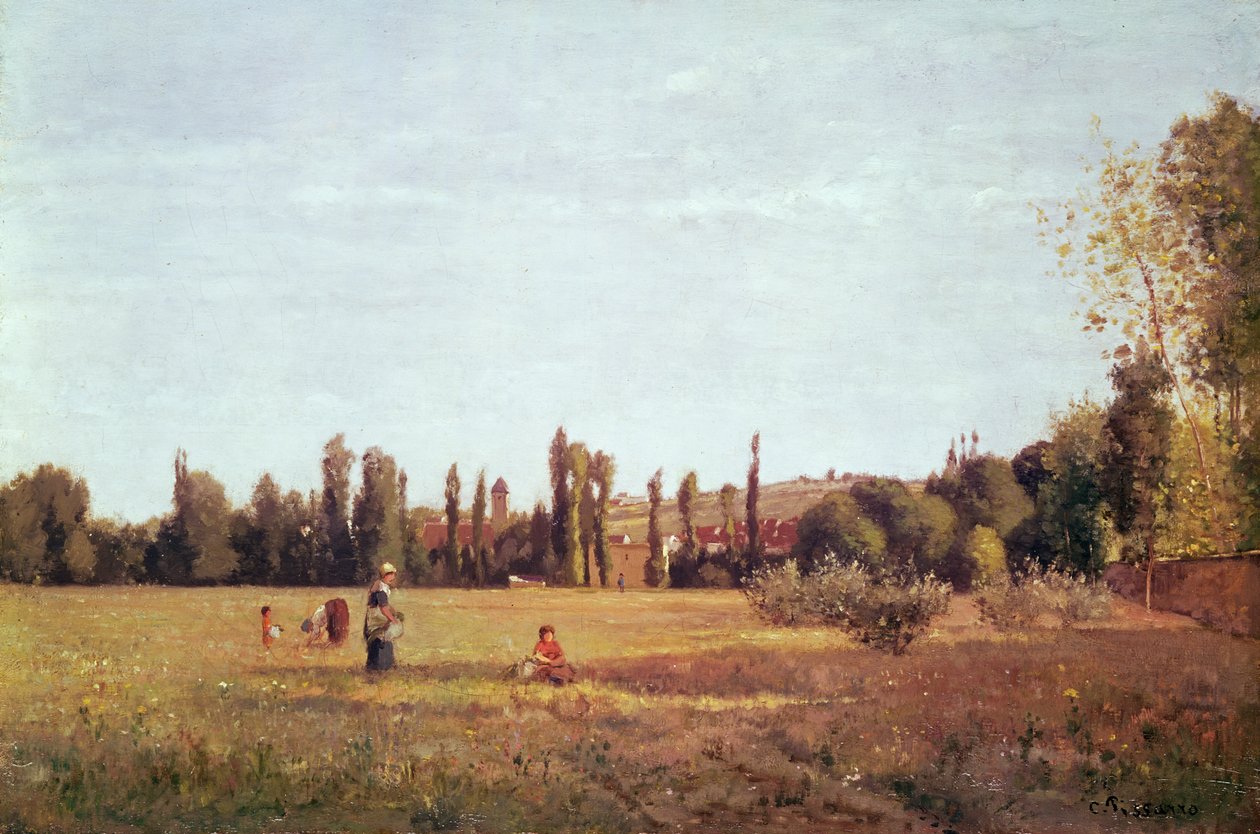 La Varenne de St. Hilaire, 1863 af Camille Jacob Pissarro