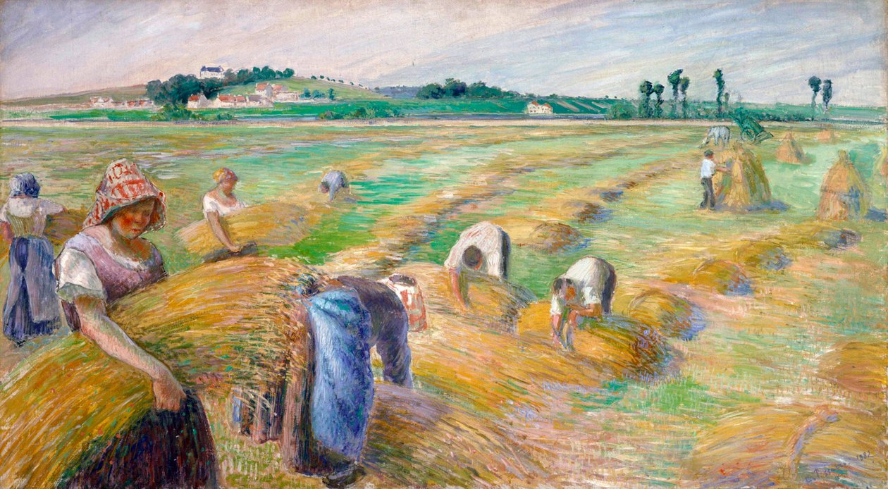 Høsten, 1882 af Camille Jacob Pissarro