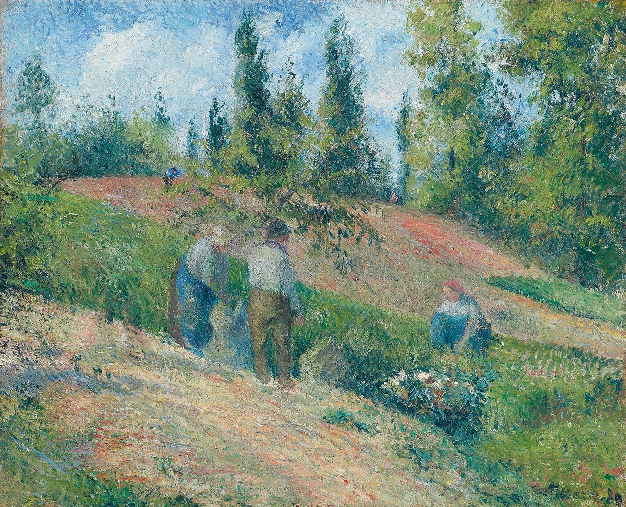 Høsten, Pontoise, 1880 af Camille Jacob Pissarro