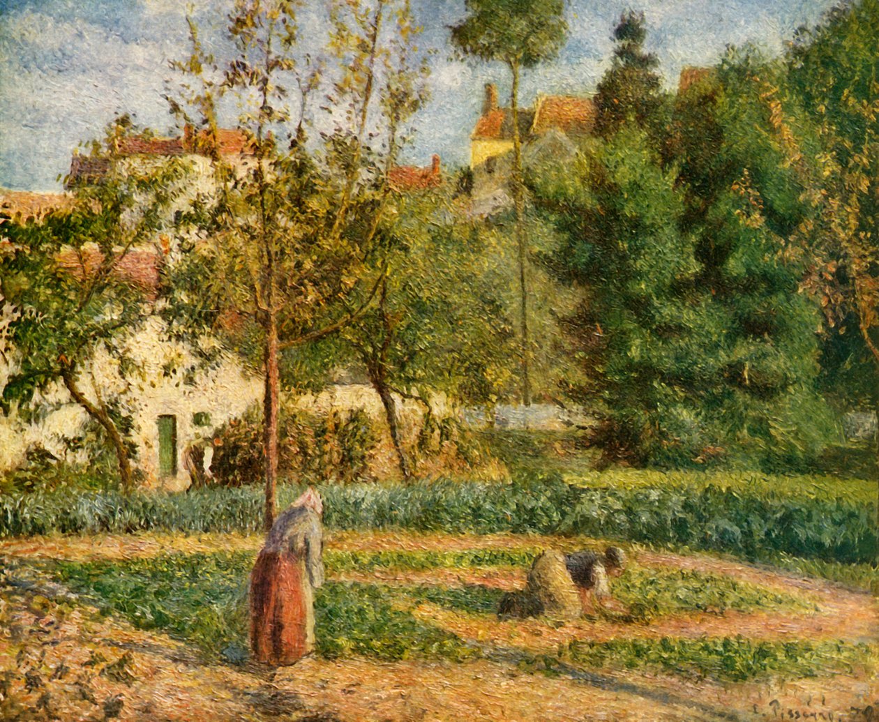 The Orchard, 1879, 1939. af Camille Jacob Pissarro