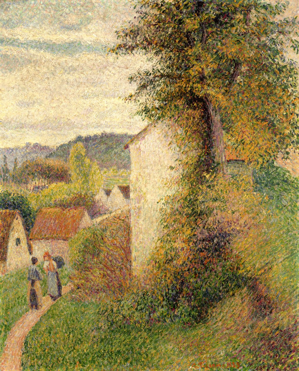 Vejen, 1889 af Camille Jacob Pissarro