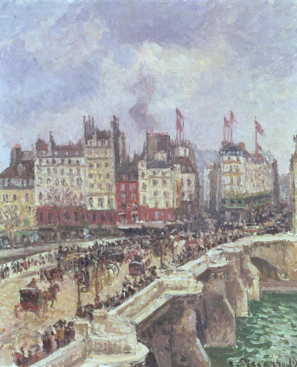 Pont Neuf, 1901 af Camille Jacob Pissarro