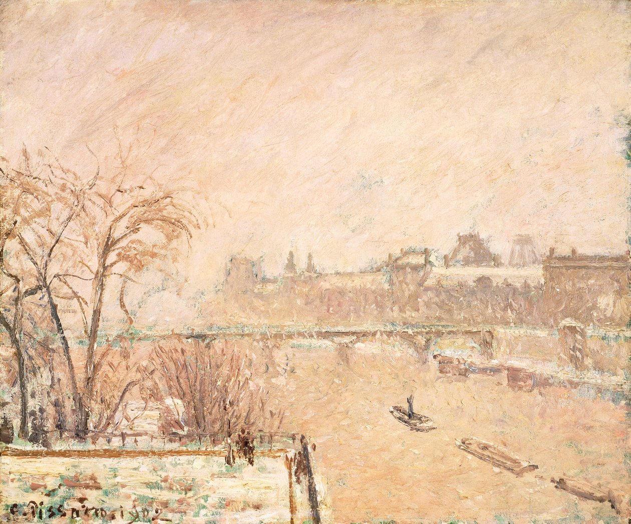 Seinen fra Pont-Neuf af Camille Jacob Pissarro