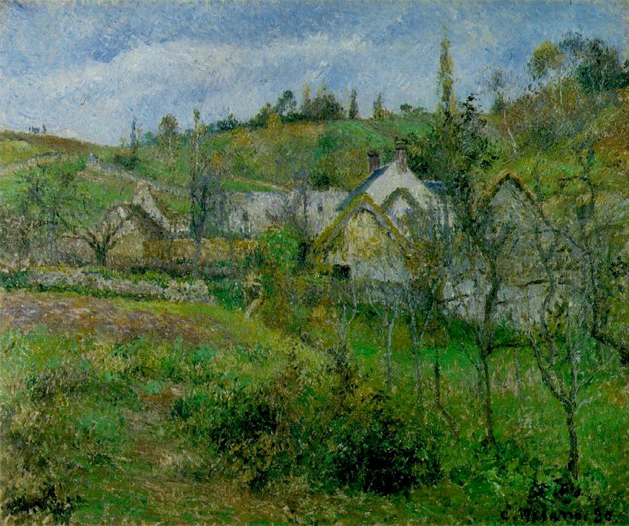 Valhermeil, nær Pontoise, 1880 af Camille Jacob Pissarro