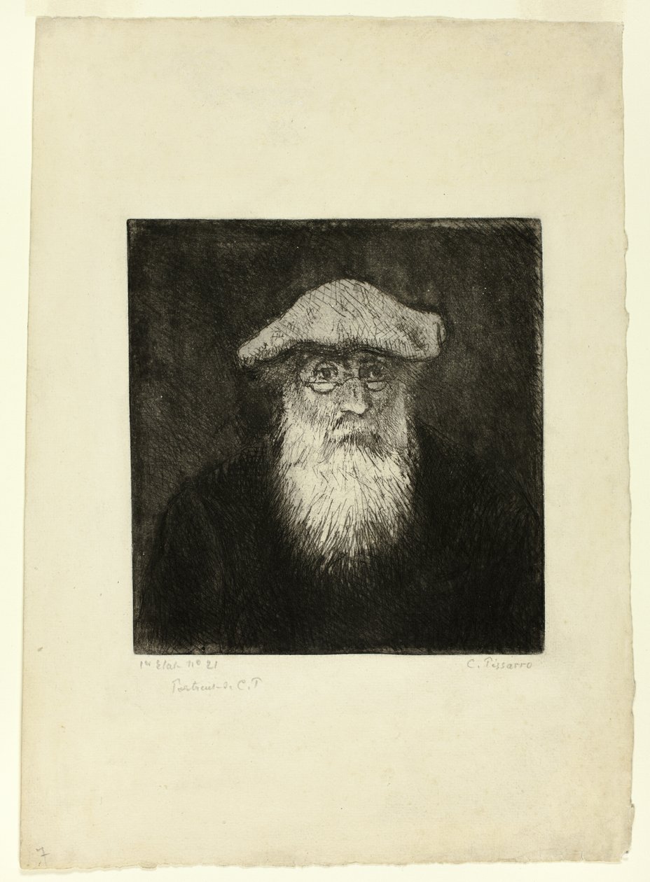 Camille Pissarro, et selvportræt af Camille Pissarro