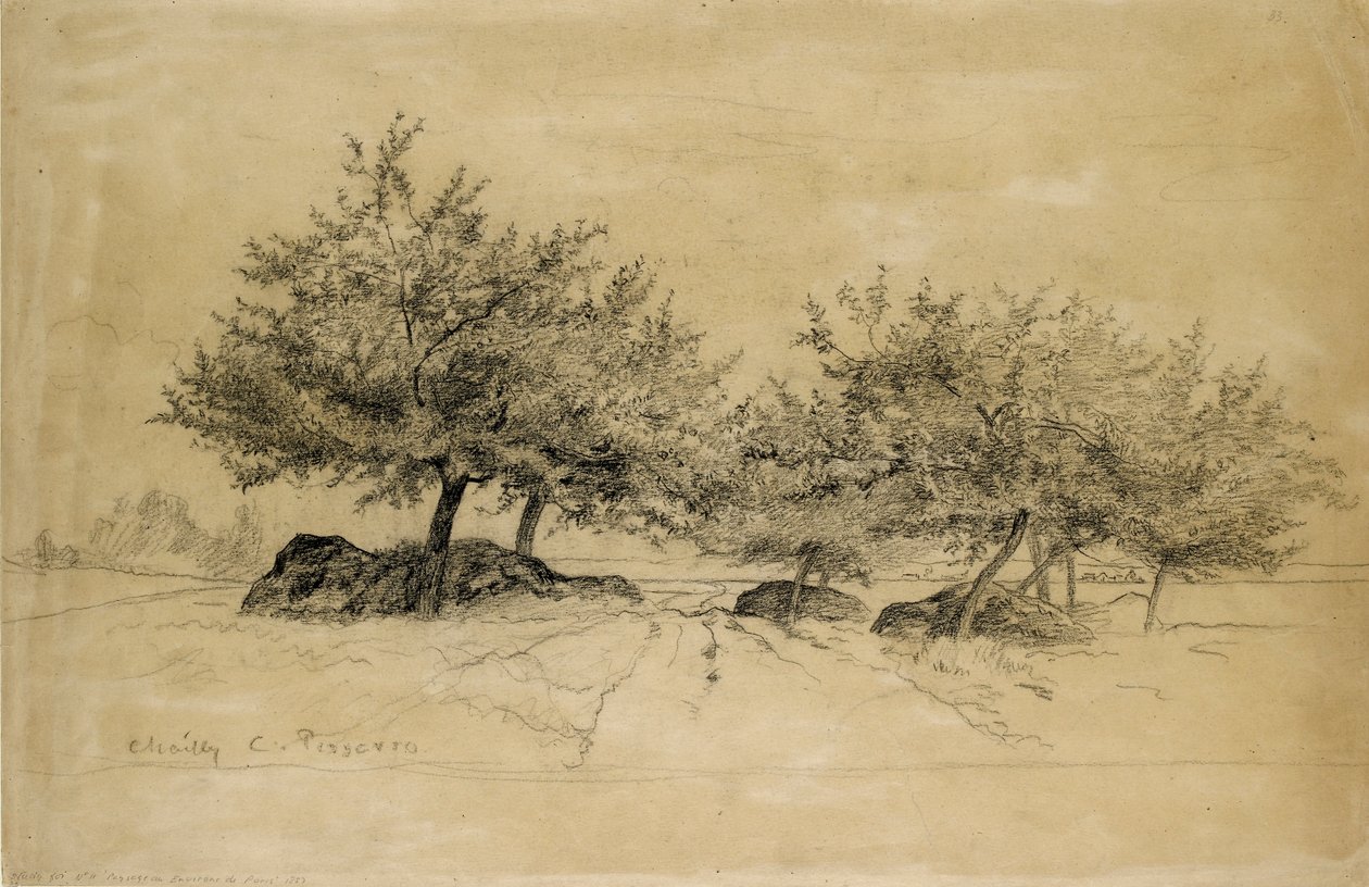 Chailly, c1859 af Camille Pissarro