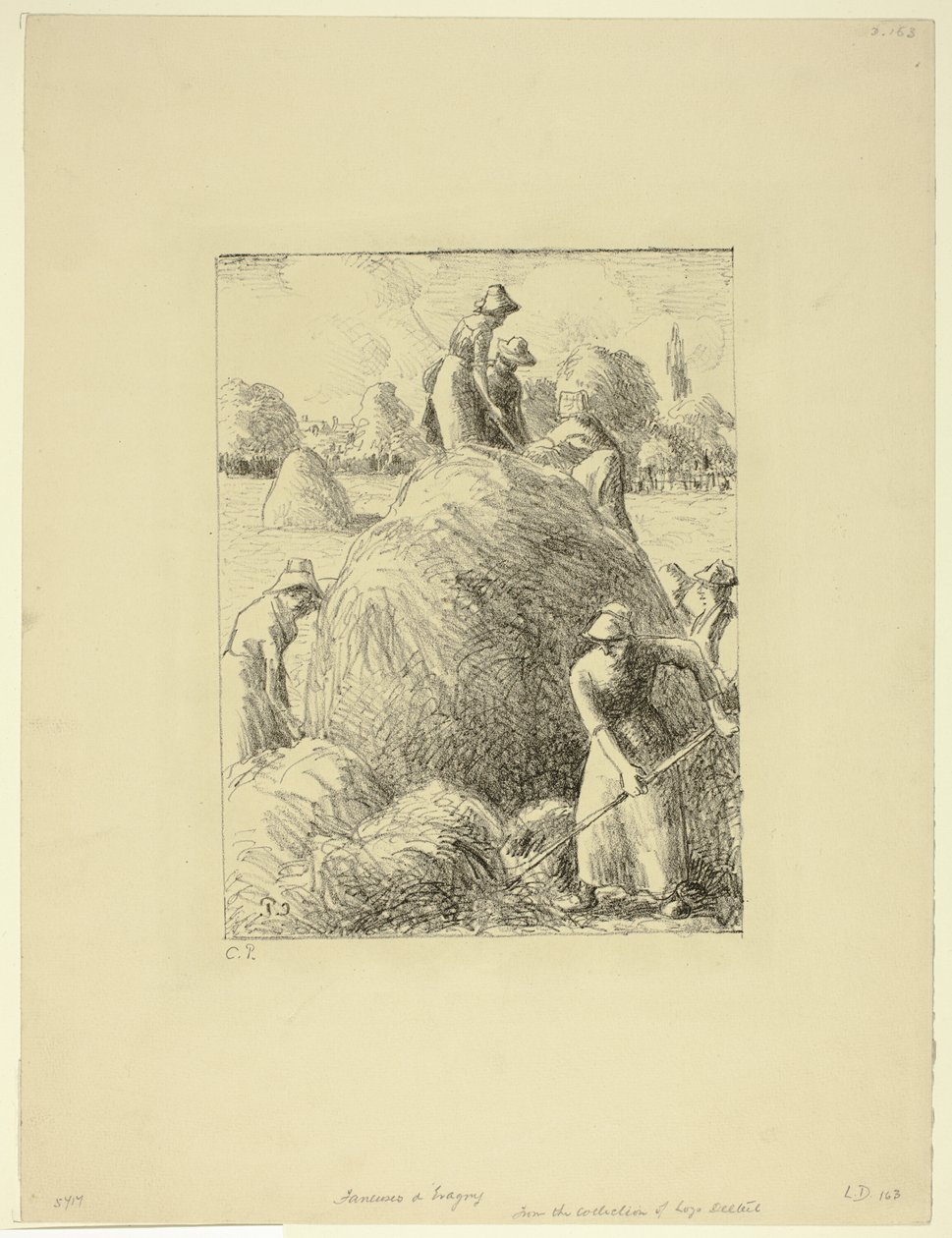 Hømagere af Eragny af Camille Pissarro