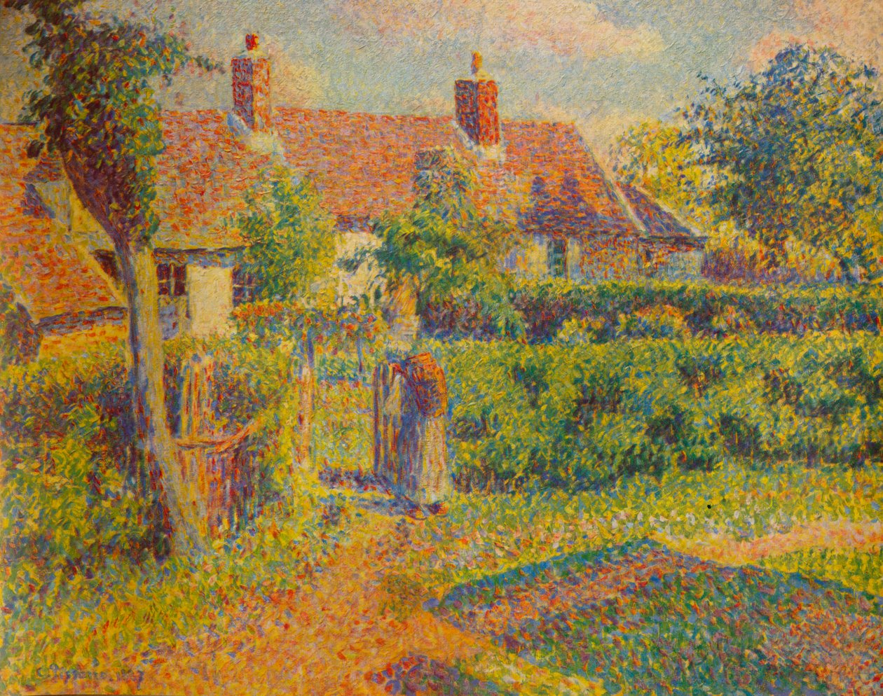 Sommerhuset, 1887 1935 af Camille Jacob Pissarro