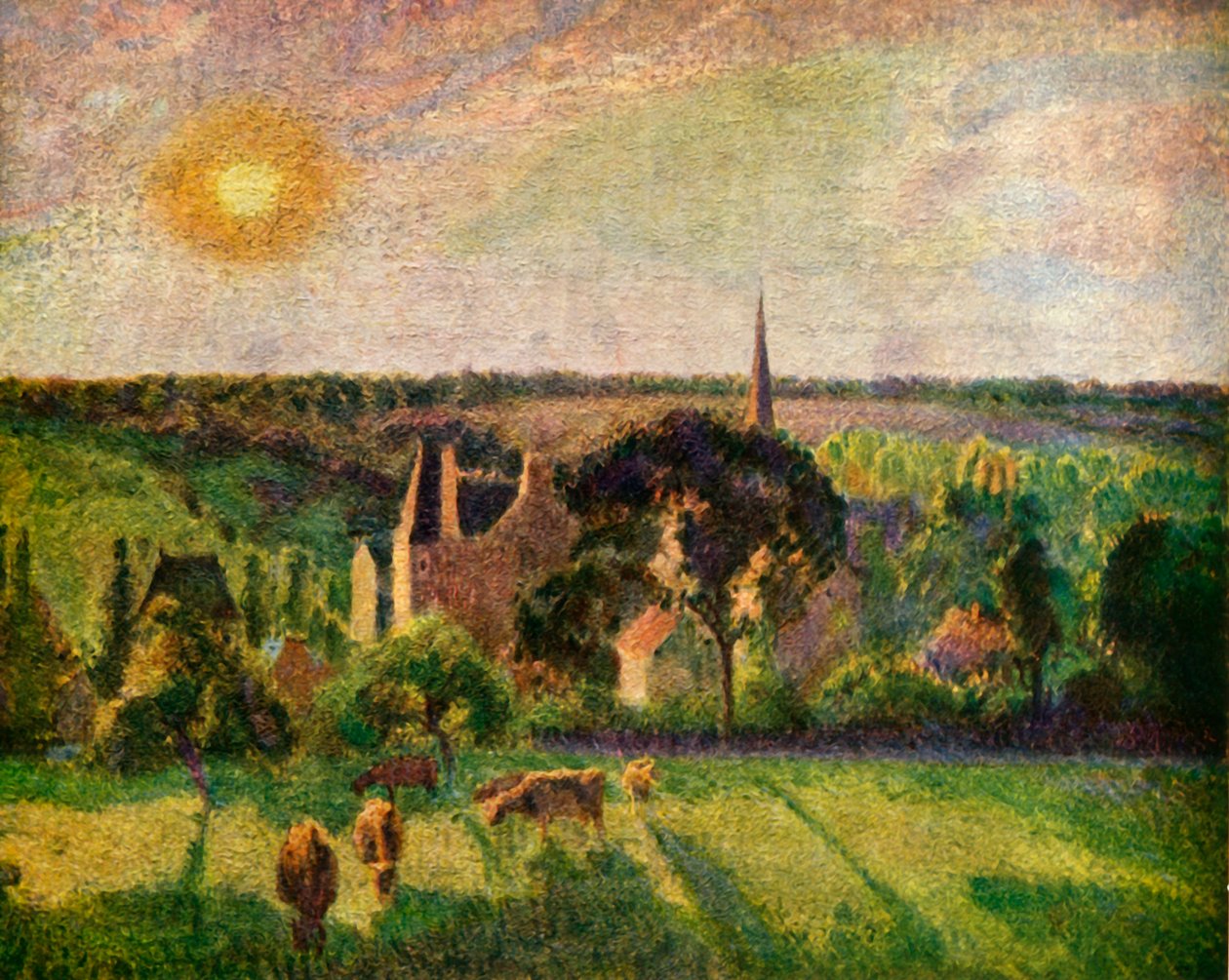 Landskab i Eragny, 1897, 1939. af Camille Jacob Pissarro