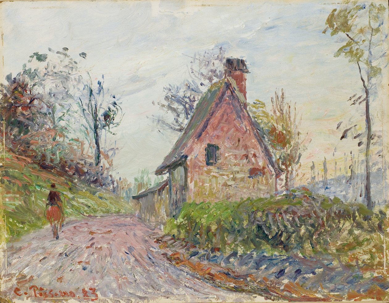 Omgivelserne i Rouen af Camille Pissarro