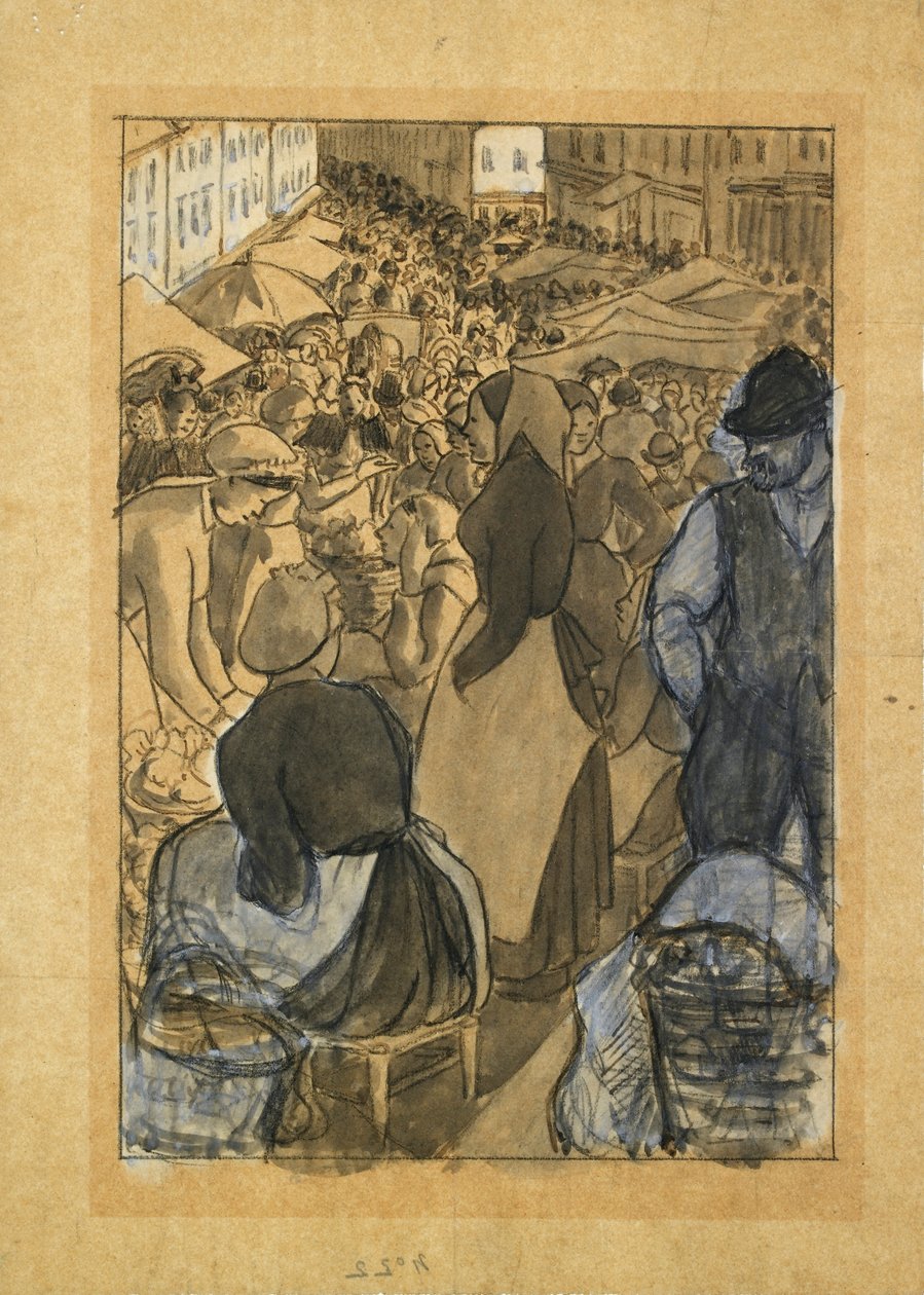 Markedsscene, c1880