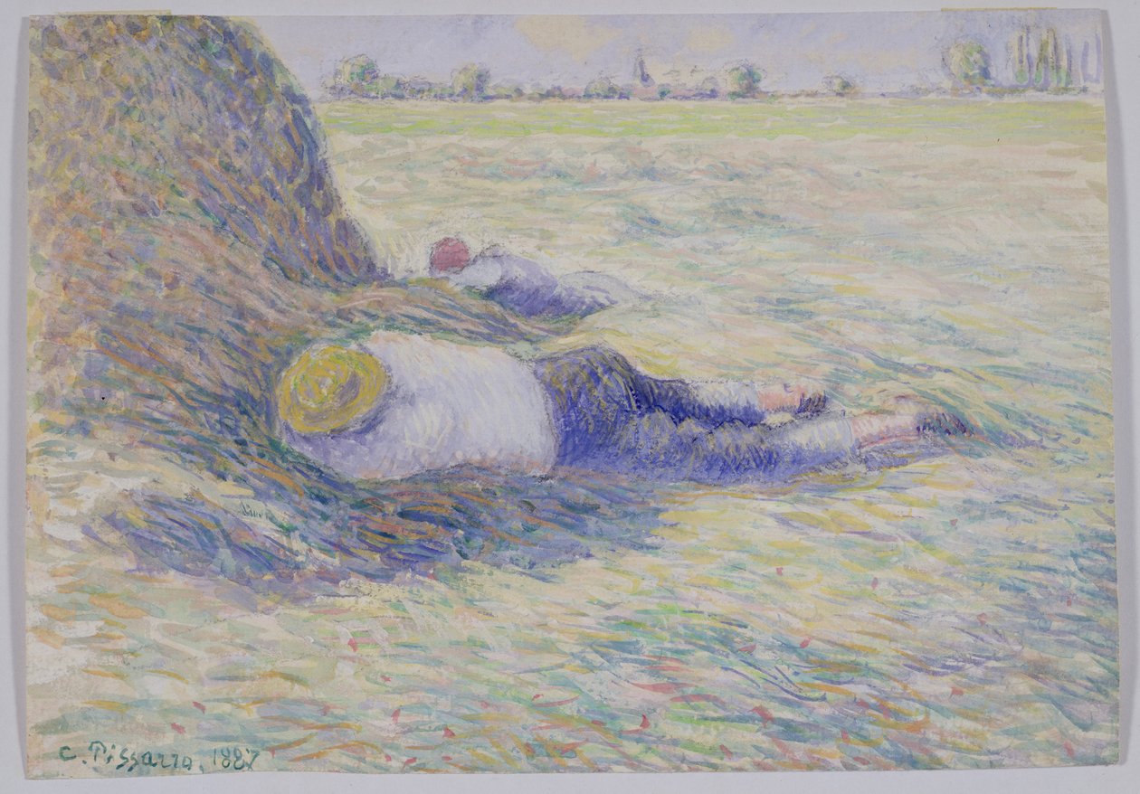 Middagshvile af Camille Jacob Pissarro