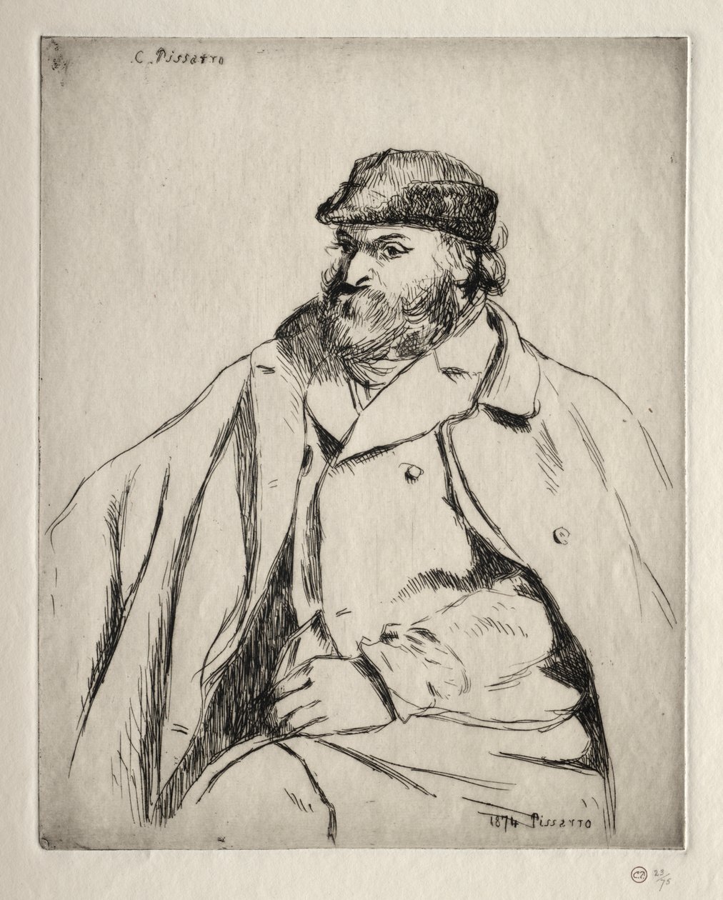 Paul Cézanne af Camille Pissarro